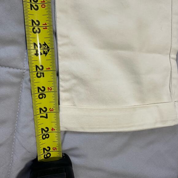 CURRENT/ELLIOTT The Captain Trouser Pants Biscuit White size 27 - Picture 8 of 12
